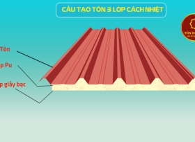 Tôn Cách Nhiệt Hoa Sen 